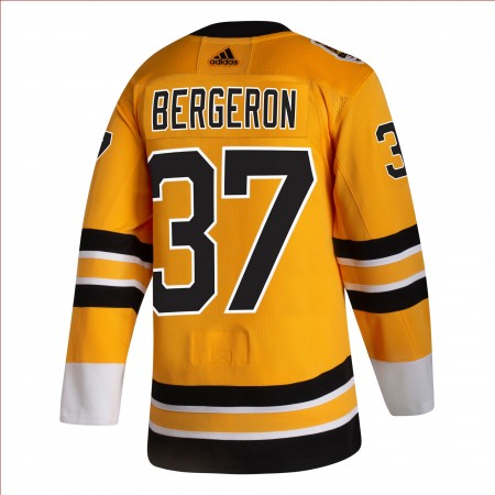 Pánské Hokejový Dres Boston Bruins Dresy Patrice Bergeron 37 2020-21 Reverse Retro Authentic